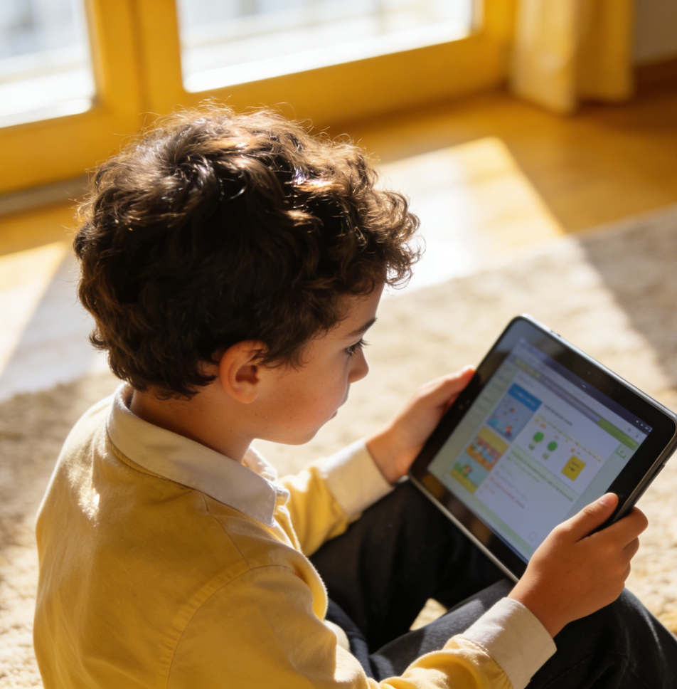 Élèves de CM2 préparant leur entrée en 6e avec un stage de maths chez Think Academy France